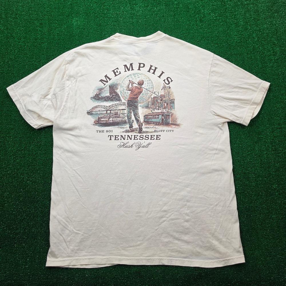 FedEx St Jude Championship Memphis Tennessee Golf Pocket Graphic Tshirt Mens XL